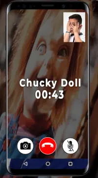 Llamar con Muñeca Chucky video y chat Simulador Screen Shot 1