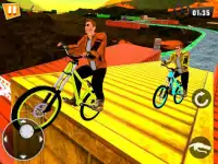 BMX रेसर साइकिल स्टंट 3D Screen Shot 9