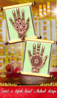 Indian Wedding Saree Designs Fashion Makeup Salon Screen Shot 4
