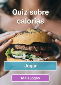 Quiz sobre calorias: comidas e bebidas Screen Shot 0