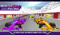 Winter Girls Car Racing Screen Shot 8