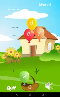 Pop Balloons and Spell - Fun Spelling App for Kids Screen Shot 3