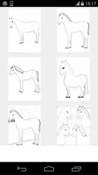 horse coloring game Screen Shot 2