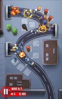 Tower Defense : Super Heroes Screen Shot 5