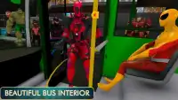 SuperHero City Bus Driver : Intercity MegaBus Screen Shot 2