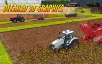Simulación de la agricultura: Tractor farming 2017 Screen Shot 3