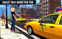 Real City Taxi Driver Mania Simulator Game Screen Shot 3