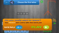 Hangman Game Screen Shot 5