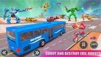 Otobüs Robot Oyunları 3D Screen Shot 5