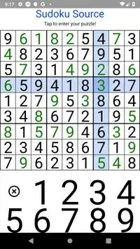 Sudoku Source Screen Shot 0