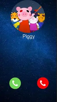 Falso libre la llamada Piggy broma Roblox simulado Screen Shot 1