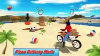 moto rider beach racing stunt drive Screen Shot 3