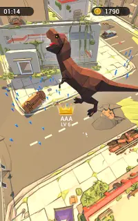 Mr Dino Run and Eat - Real Dinosaur fun Game Screen Shot 11