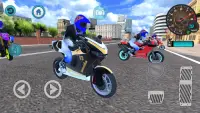 Real Moto Bike City Racing Screen Shot 0