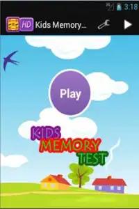 Kids Memory Test Screen Shot 0