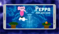 Peppa salta com nuvem Screen Shot 1