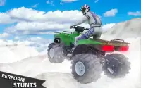 ATV Quad Derby Racing: Snow Trials Bike Xtreme Screen Shot 3
