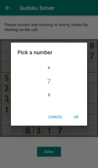 Sudoku Solver - Scanner app using camera Screen Shot 5