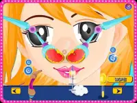 Нос доктор игры для девочек Screen Shot 9