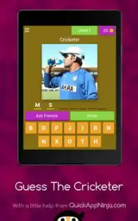 Cricketer Quiz Game Screen Shot 10