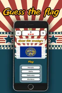 US Capitals Quiz - United States Capitals & Flags Screen Shot 4