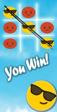 Tic Tac Toe Emoji Classic Screen Shot 1