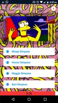 Adivina la frase Los Simpsons Trivia Quiz Screen Shot 2
