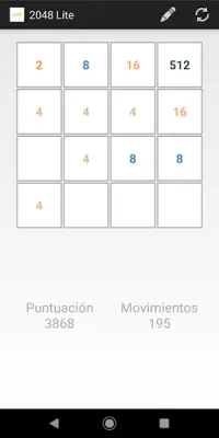 2048 Lite Screen Shot 1