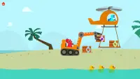 공룡 채굴기 2 - 아동용 트럭 시뮬레이터 게임 Screen Shot 4