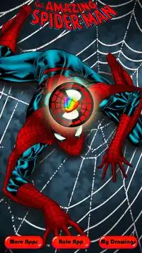 spider of man coloring super heroes fans Screen Shot 0