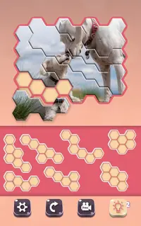 Block hexa puzzle - Animals Jigsaw Screen Shot 0