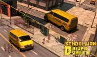 School Van Driver Simulator 3D Screen Shot 10