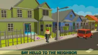 Virtual Life In A Simple Blocky Town Screen Shot 4