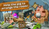 Aventuras com porcos engraçados jogo para crianças Screen Shot 3