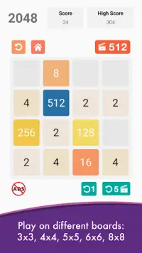 2048 मूल पहेली खेल Screen Shot 5