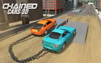 쇠사슬로 묶인 자동차 3D 레이싱 2017 - 스피드 드리프트 주행 Screen Shot 14