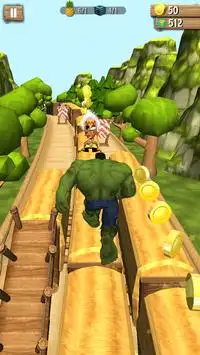 Super Green Hulk Escape Run Of Jungle Screen Shot 6