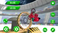 Superheld BMX Fahrrad Stunts Track Screen Shot 2