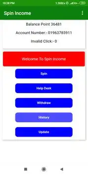 Spin BDT Income Screen Shot 1