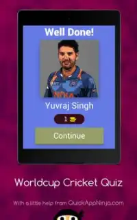 Worldcup Cricket Quiz Screen Shot 11