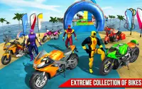 SuperHero Ramp Stunt Mega Racing Games - 2021 Bike Screen Shot 2