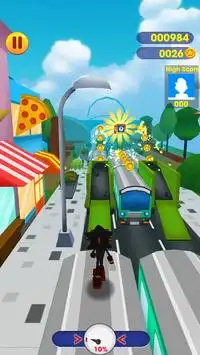 Subway Shadow Sonic Racing Surf Run & Dash Screen Shot 4