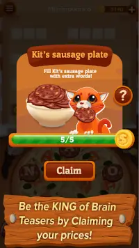word connect Pizza 🍕 word puzzle games 🍕 Screen Shot 3