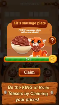 Wörter rätsel Pizza- wortspiele wörter suchen game Screen Shot 3