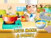 डोनट मेकर - बेकरी पाक कला गेम Screen Shot 7