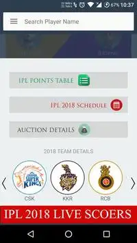 VIVO IPL 2018  Live Scores & Updates Screen Shot 2