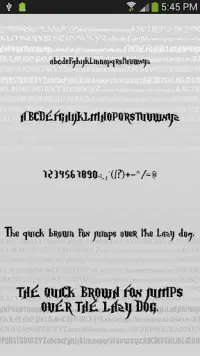 Gothic Fonts for Android Screen Shot 2