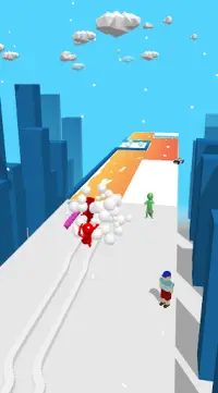 Snowball Surfer! Screen Shot 6