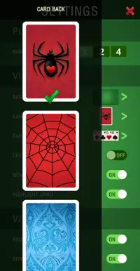 Spider Solitaire Screen Shot 6