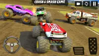 monstro caminhão racing: demolição Derby jogos Screen Shot 0